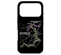 Custodia per iPhone 17 Pro Ferrovia della linea ferroviaria giapponese della città di Yokohama - Souvenir Mappa del percorso
