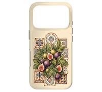 Custodia per iPhone 17 Pro Fichi Greci Piastrelle Mosaico Mediterraneo Antico