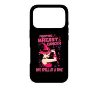Custodia per iPhone 17 Pro Fighting Breast Cancer One Spell At A Time Witches Wear Pink