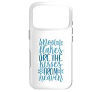 Custodia per iPhone 17 Pro fiocchi di neve sono i baci dal cielo amante della stagione congelata