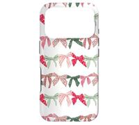 Custodia per iPhone 17 Pro Fiocco Ghirlanda Natale Nastro Acquerello Fiocchi Papillon Coquette