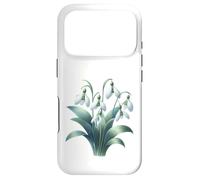 Custodia per iPhone 17 Pro Fiore di nascita di gennaio Botanical Bloom Bucaneve
