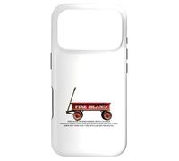 Custodia per iPhone 17 Pro Fire Island retrò carro rosso spiaggia estate vacanza amico