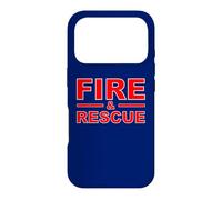 Custodia per iPhone 17 Pro Fire Rescue Fire fighter pompiere bambini giovani adulti ragazzi ragazze