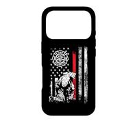Custodia per iPhone 17 Pro Firefighter American Flag Thin Red Line Cool Fireman Patriot