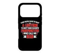 Custodia per iPhone 17 Pro Firefighter Mine Calls Me Dad Funny Fireman Firefighters