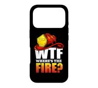 Custodia per iPhone 17 Pro Firefighter WTF Where's The Fire Firefighters Lovers