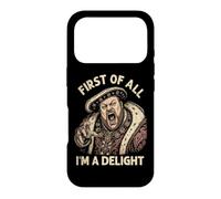 Custodia per iPhone 17 Pro First of All I'm A Delight Enrico VIII Re d'Inghilterra Divertente
