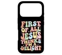 Custodia per iPhone 17 Pro First Of All Jesus Thinks Im A Delight
