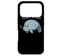 Custodia per iPhone 17 Pro Floaty Potato Manatee Chubby Mermaid Funny Sea Cow Animal