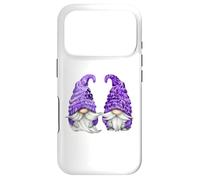 Custodia per iPhone 17 Pro Floral Purple Valentine Gnomes For Mom Cute Floral Gnome