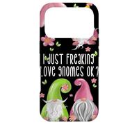 Custodia per iPhone 17 Pro Floral Spring Gnome Quote For Women Girls Cute Summer Gnomes