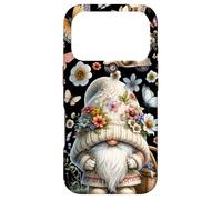 Custodia per iPhone 17 Pro Floral Summer Gnome With Butterflies Cute Flower Pattern