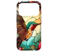 Custodia per iPhone 17 Pro Flying Hummingbird With Colorful Feathers Cute Wild Flower