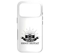 Custodia per iPhone 17 Pro Focus Shoot Repeat Photography Camera Enthusiast Funny Click