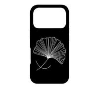 Custodia per iPhone 17 Pro Foglia di Ginkgo Linea Arte Amante Natura