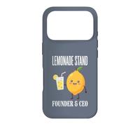 Custodia per iPhone 17 Pro Fondatore e CEO dello stand Lemonade Stand di limonata al succo di limone