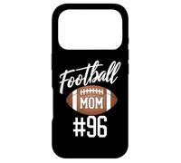 Custodia per iPhone 17 Pro Football Mom #96 Divertente Madre Donna Touchdown Ragazza Figlio Gioco