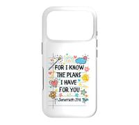 Custodia per iPhone 17 Pro For I Know The Plans I Have For You Christian Back To School