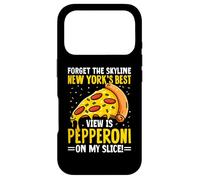 Custodia per iPhone 17 Pro Forget The Skyline New York's Best View Is Pepperoni On My