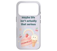 Custodia per iPhone 17 Pro Forse la vita non è davvero così serio kawaii