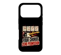 Custodia per iPhone 17 Pro Four Chords Zero Permission Punk Rock Chitarrista