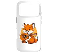 Custodia per iPhone 17 Pro Fox Playing Guitar Graphic Fox Ragazzi Ragazze Amante della Chitarra