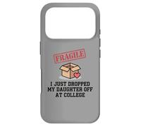 Custodia per iPhone 17 Pro Fragile, ho appena lasciato mio figlio al college divertente