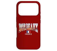 Custodia per iPhone 17 Pro Francia, bordolese, orizzonte, vendemmia, atletico, stile varsity