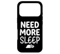 Custodia per iPhone 17 Pro French Bulldog Need More Sleep Frenchie Gifts
