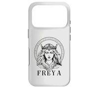 Custodia per iPhone 17 Pro Freya Dea vichinga della mitologia norrena Rune Freyja