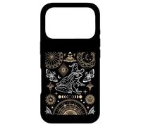 Custodia per iPhone 17 Pro Frog Wizard Hat Moon Dark Academia Aesthetic Cottagecore
