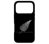Custodia per iPhone 17 Pro Fronda di Felce Arte Lineare Botanica