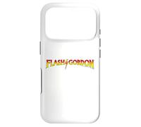 Custodia per iPhone 17 Pro Fumetto classico con logo con testo rosso e giallo di Flash Gordon