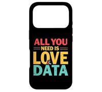 Custodia per iPhone 17 Pro Fun Data Lovers Data Teacher All You Need Is Love and Data