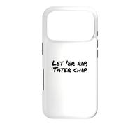 Custodia per iPhone 17 Pro Fun Let 'Er Rip Tater Chip Humor Design