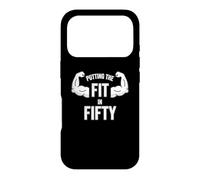 Custodia per iPhone 17 Pro Fun Putting the Fit in Fifty 50th Birthday Workout Design