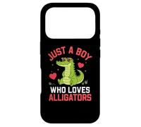 Custodia per iPhone 17 Pro Funny Animal Crocodile, Just a boy who loves Alligators