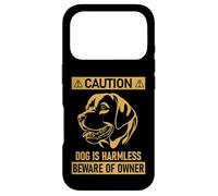 Custodia per iPhone 17 Pro Funny Beware Of Owner Sign Rottweiler Lover