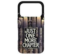 Custodia per iPhone 17 Pro Funny Books Floral Book Lover Reading Just One More Chapter