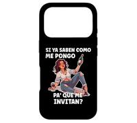 Custodia per iPhone 17 Pro Funny Borracha Parties Design - Si Ya Saben Como Me Pongo