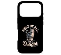 Custodia per iPhone 17 Pro Funny Cat Prima di tutto I'm A Delight Attitude