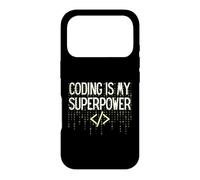 Custodia per iPhone 17 Pro Funny Coding is My Superpower Coder Programmer