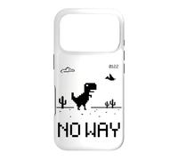 Custodia per iPhone 17 Pro Funny Cute Pixel Offline T-Rex Game, Cool Dino Game, Gaming