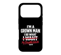 Custodia per iPhone 17 Pro Funny Dad Father I'm A Grown Man I Do What My Daughter Wants