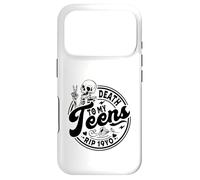 Custodia per iPhone 17 Pro Funny Death To My Teens R.I.P compie 20 anni