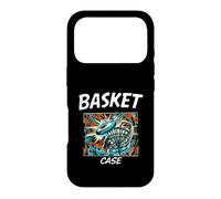 Custodia per iPhone 17 Pro Funny Disc Golf Basket Case Retro Pop Art