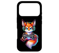 Custodia per iPhone 17 Pro Funny Gamer Fox Videogiochi Ragazzi Ragazze Bambini