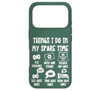 Custodia per iPhone 17 Pro Funny Gamer - Videogame Things I Do in my Spare Time, Gaming