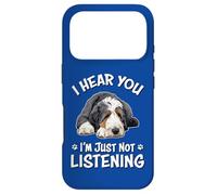 Custodia per iPhone 17 Pro Funny Hear You Not Listening Bernedoodle Dog Lover